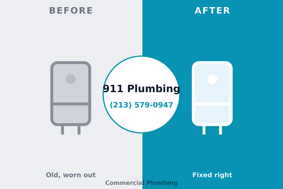 Before and after: plumbing repair Tompkinsville, KY